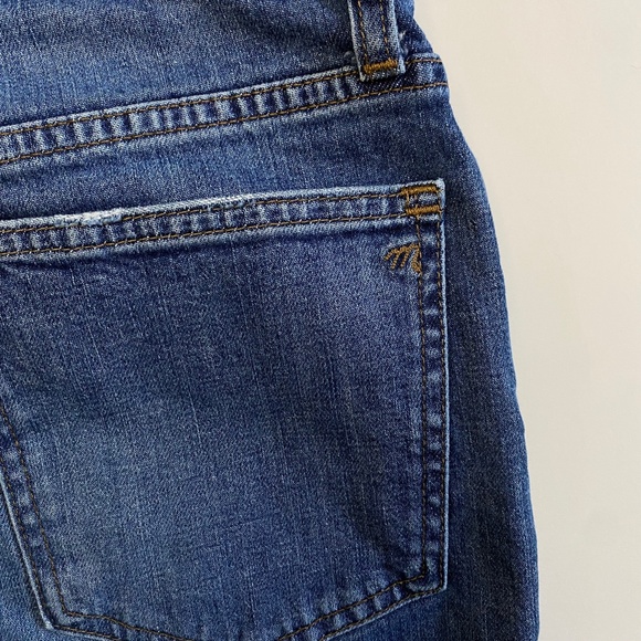Madewell The Perfect Vintage Jean, Frayed/Raw Split Hem Style, 28 Waist, Blue - Picture 7 of 16